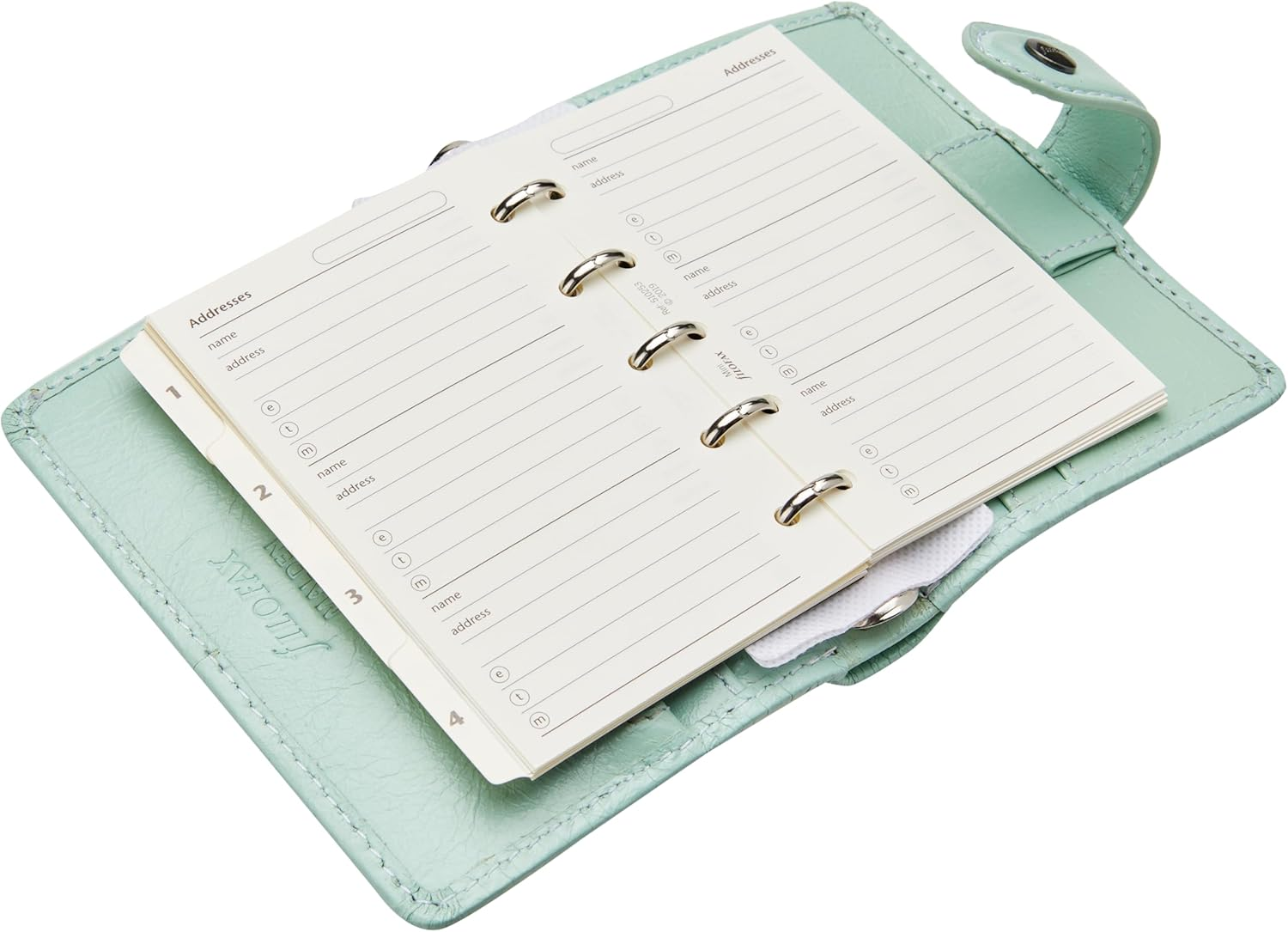 Filofax Malden Mini Organiser, Duck Egg image number 3