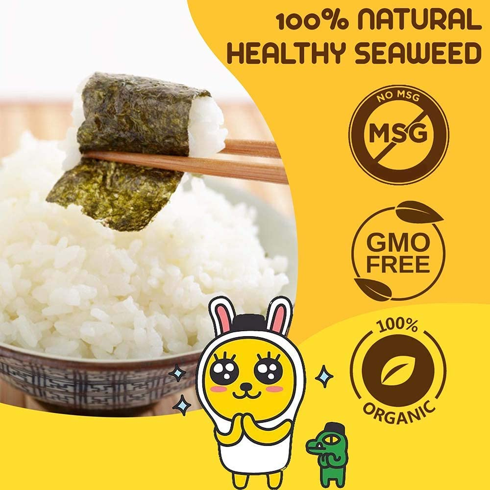 Kakao Friends Roasted Seasoned Seaweed Multipack 5G 20 Pack image number 5