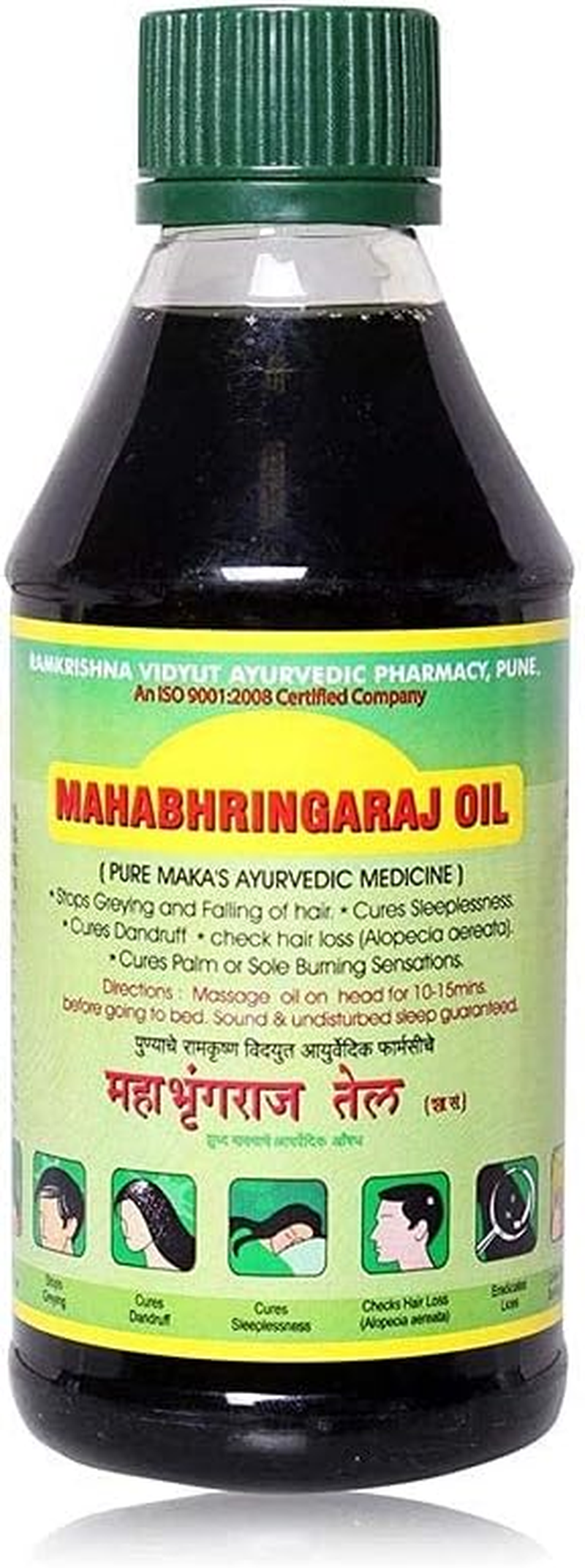 Mahabhringraj Ramakrishna Pharma Scalp Massaging Oil, 100 Ml image number 1