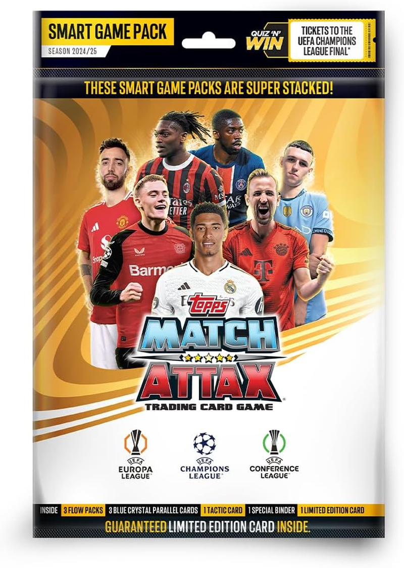 Topps UEFA Champions League Match Attax 24/25 Trading and Collectible Card Game (Smart Game Pack) image number 1