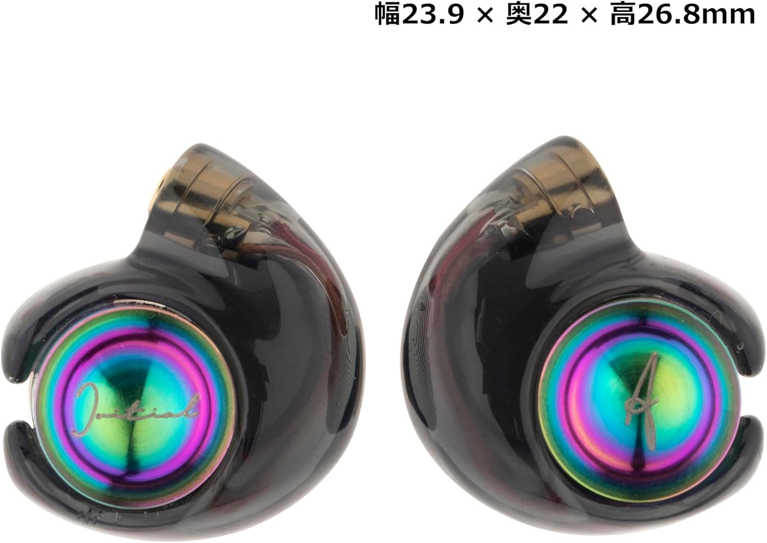 Initial a Moon - Moon - 0.4 Inch (10 Mm) Flat Drive Driver X BA Hybrid Earphones image number 3