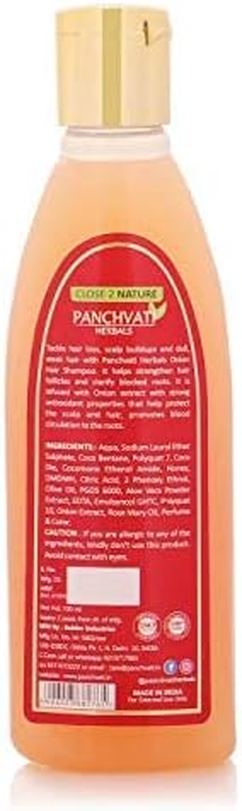 Panchvati Onion Hair Shampoo, 100Ml X 3 Pack of 3 image number 4