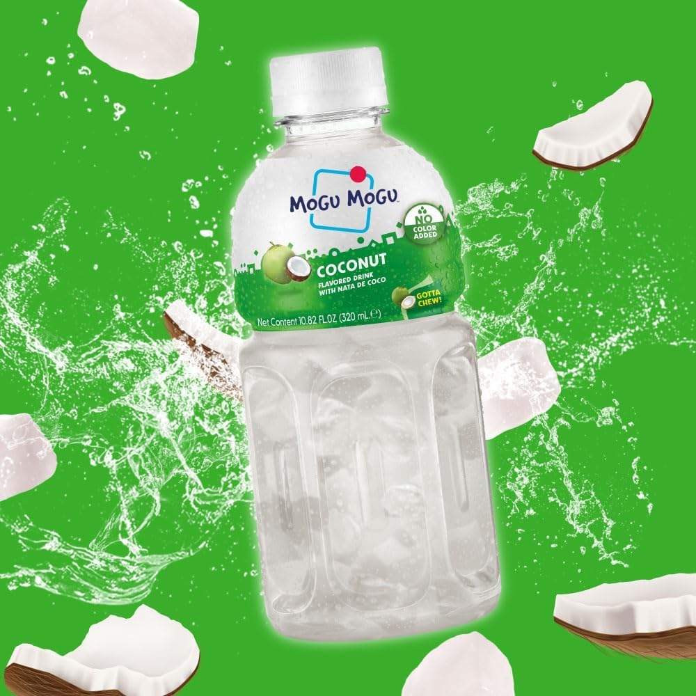Mogu Mogu Coconut Drink W/Nata De Coco 320Ml*24 Carton image number 2