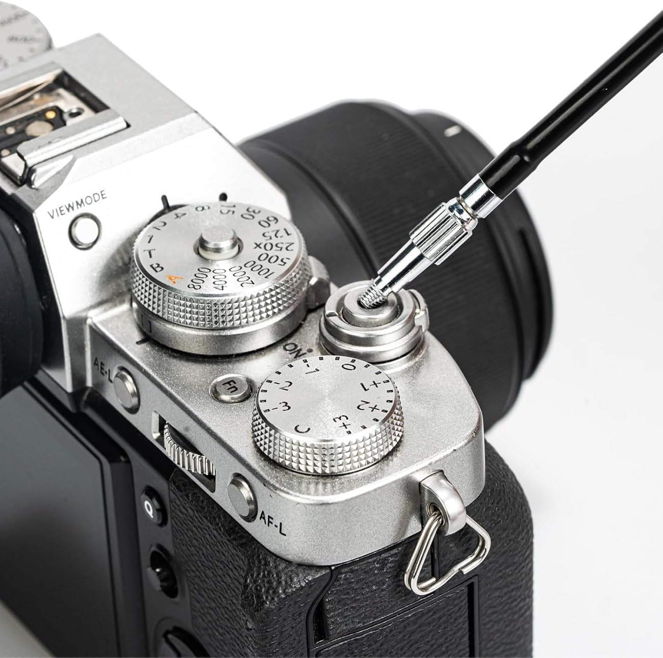 WADY Mechanical Shutter Release Threaded Vibration Shutter Release Cable Lock Mechanical Remote Shutter Trigger for Dslr/Mirrorless Cameras Durable Metal Construction (40CM) image number 5