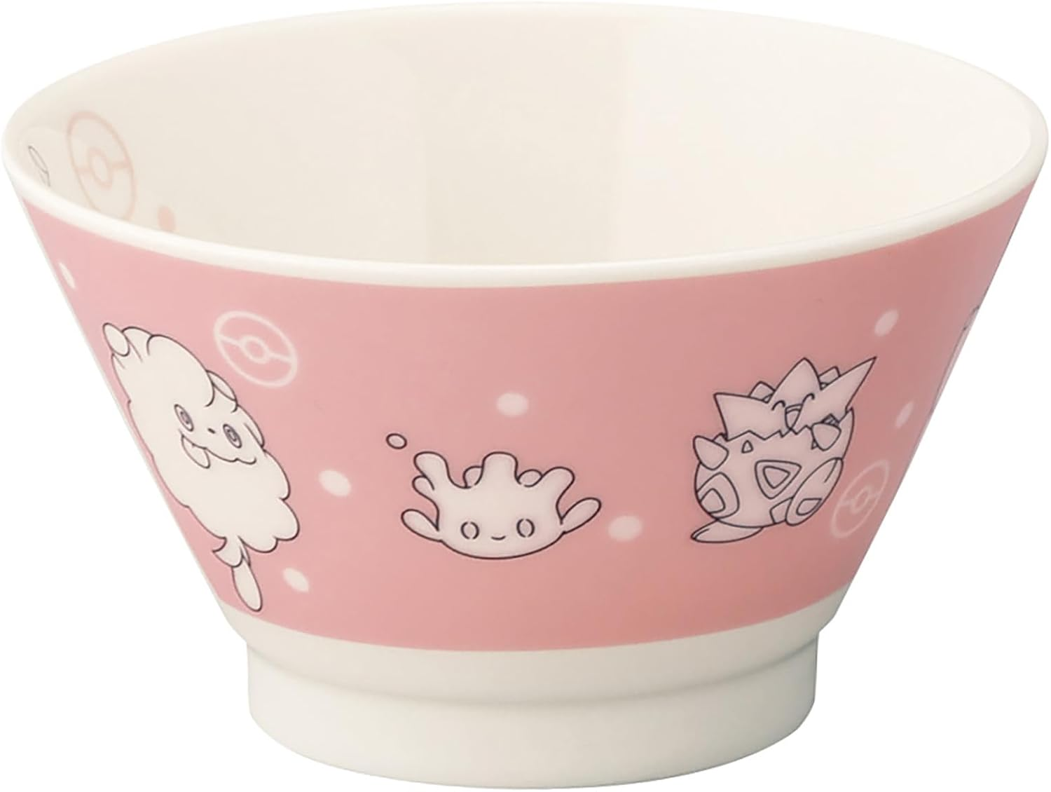 Yamaka Shoten PM271-351 Pokemon Rice Bowl, Approx. 4.7 X 2.8 Inches (12 X 7 Cm), 12.8 Fl Oz (360 Ml), Fairy Pokemon Goods, Miscellaneous Goods, Tableware, Type Series 3, Pink image number 5