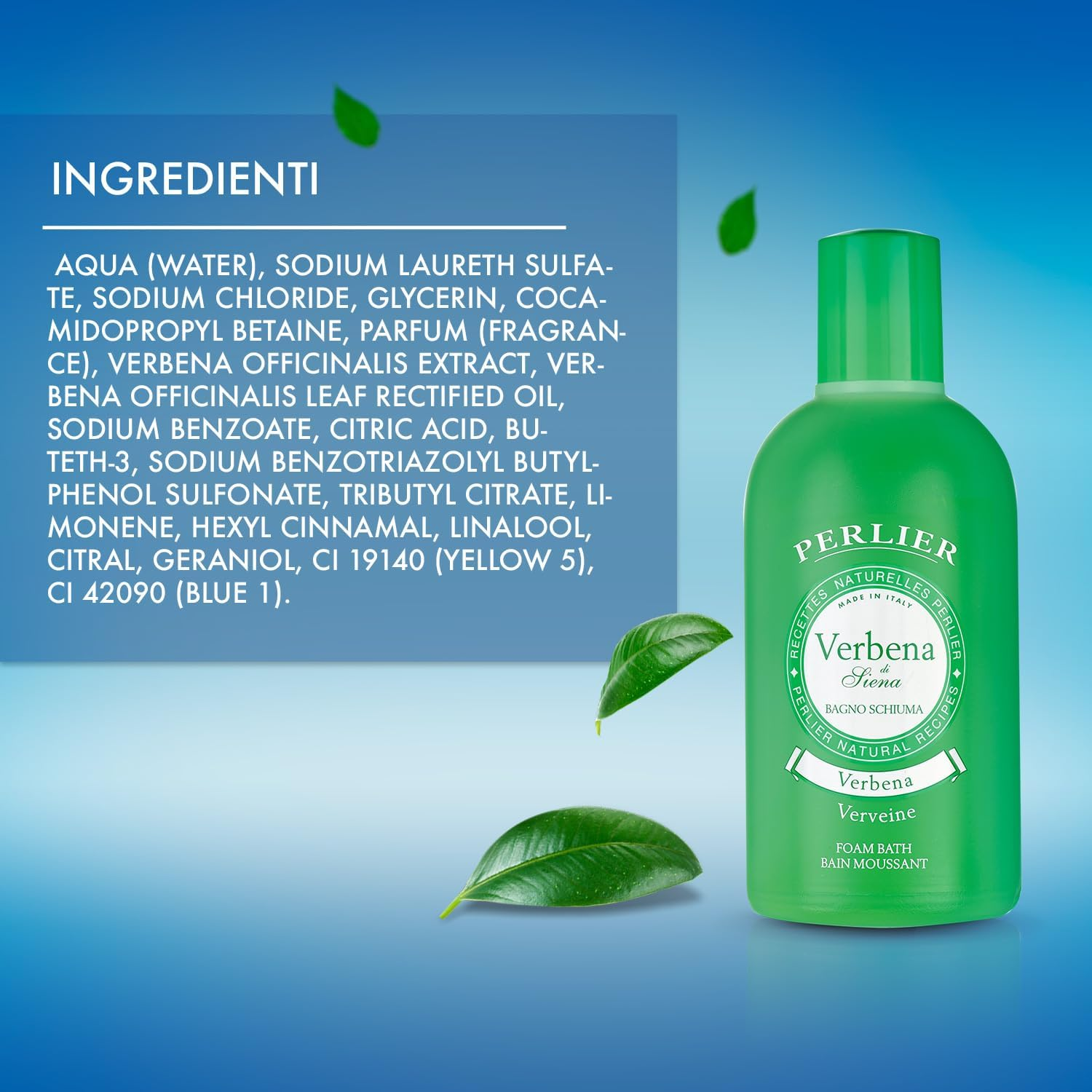 Perlier Verbena Bath Foam 500Ml image number 1