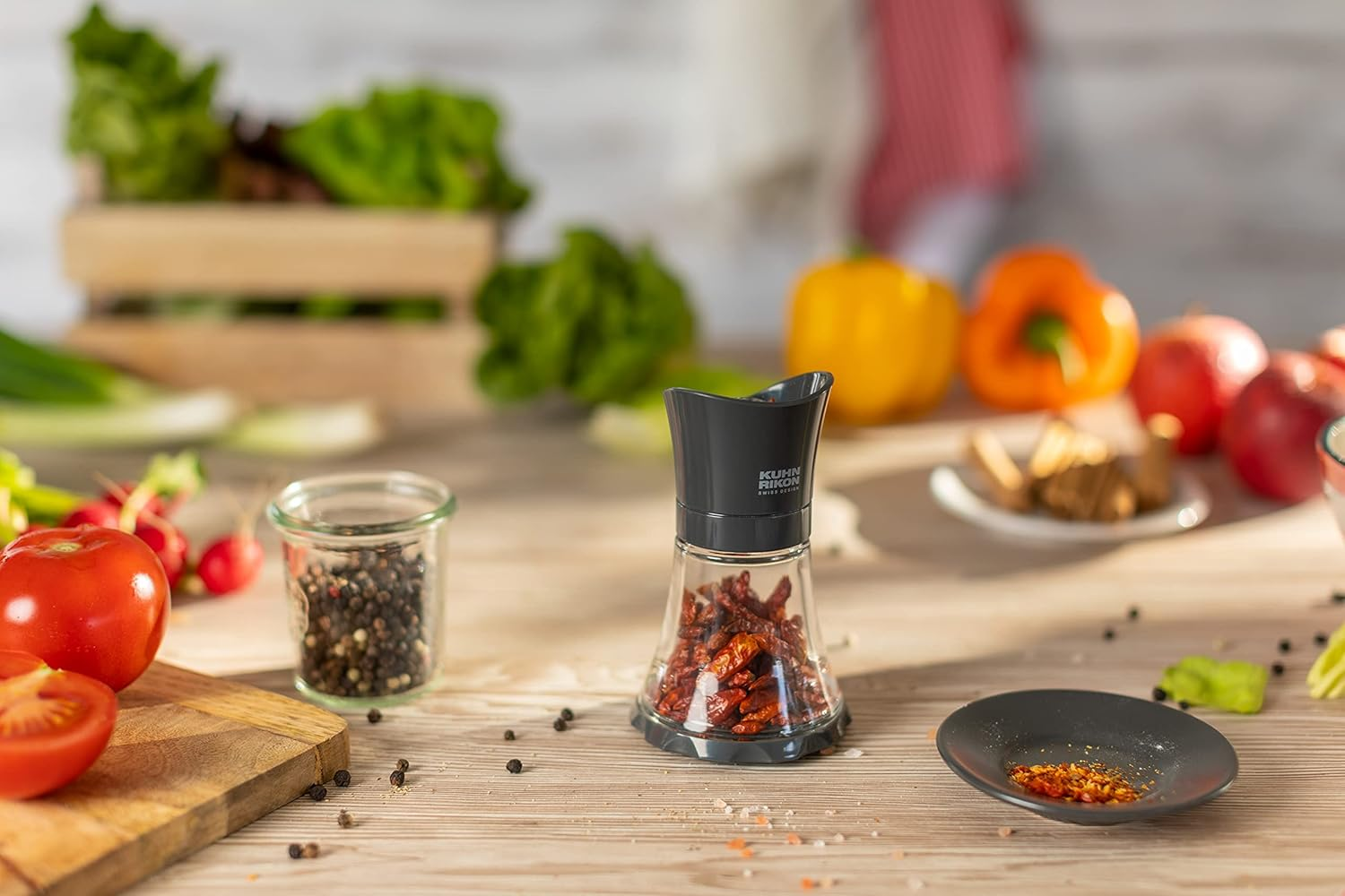 KUHN RIKON Mini Vase Grinder, Grey, Plastic,12 X 12 X 8 Cm - Gray image number 5