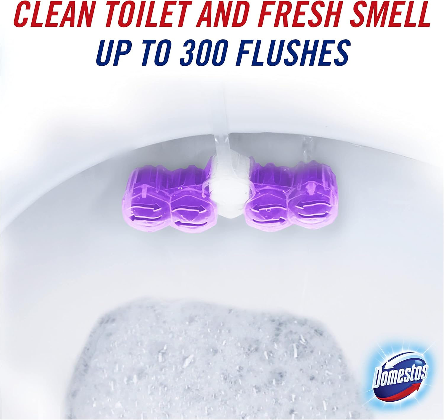 Domestos Power 5 Lavender Toilet Cage 55 G (Pack of 4) image number 1