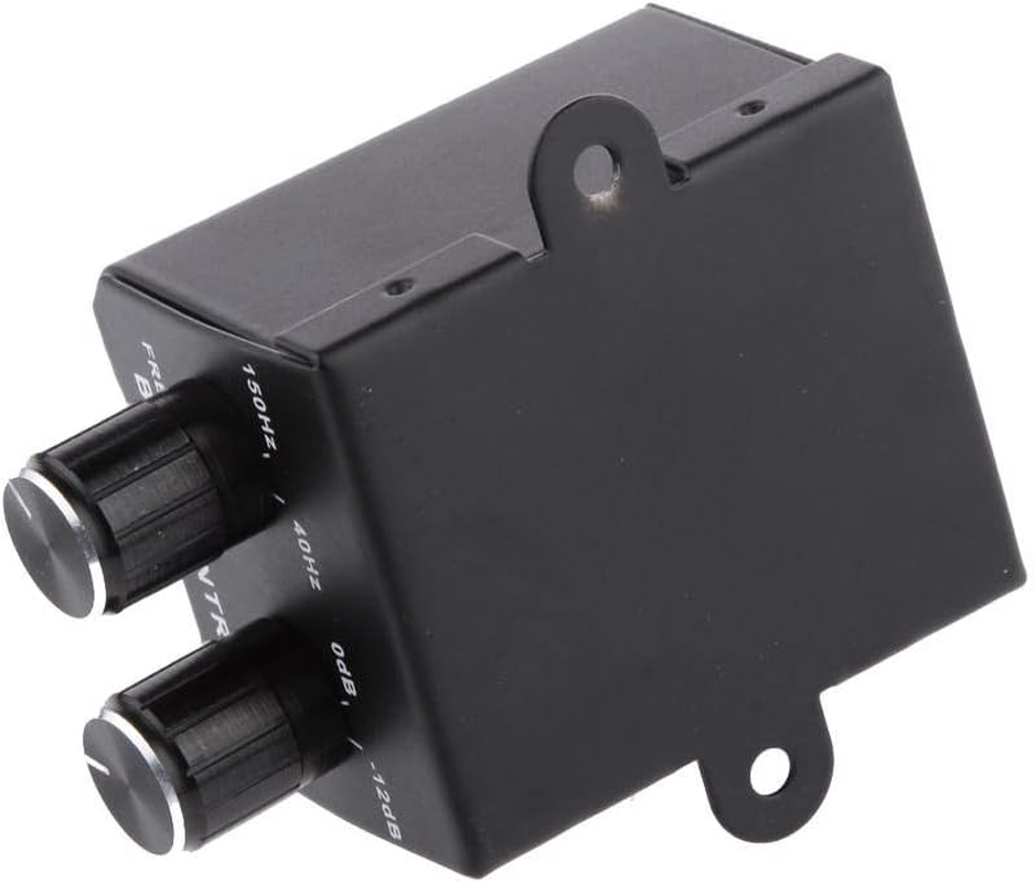 Baoblaze SGC200 Car Audio Subwoofer Volume Controller with RCA Level Knob and Remote Mounting Option image number 3