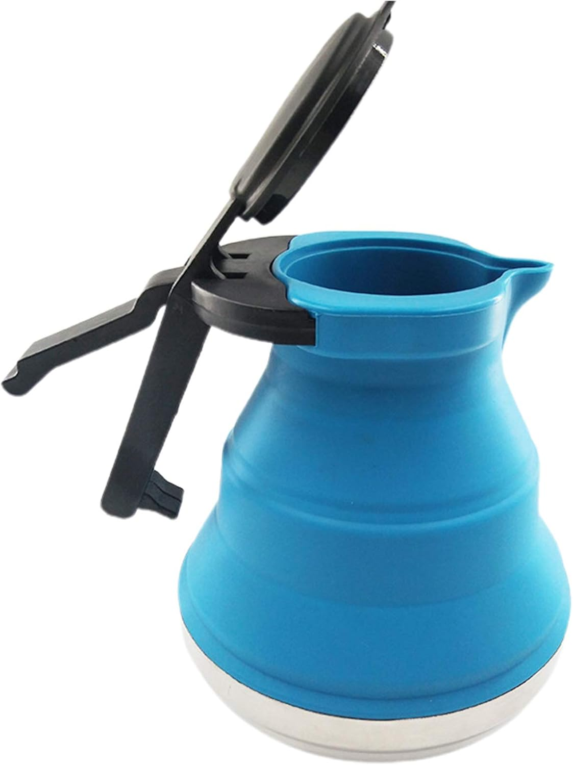 Camping Collapsible Kettle Teapot Coffee Pot Indoor and Outdoor Camping Hiking Picnic Sports for Backpacking Induction Cooker Kitchen Cookware image number 5