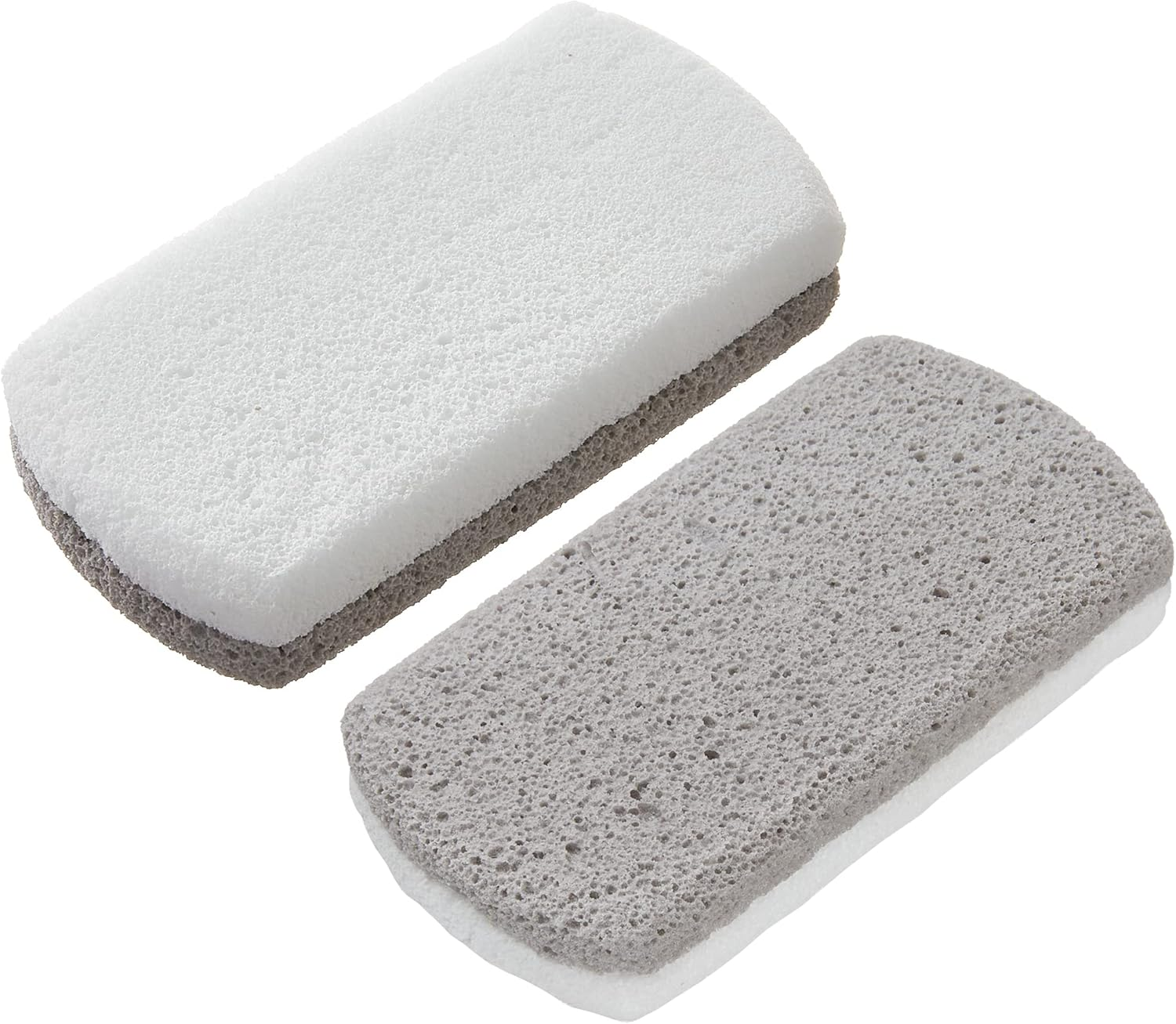 Zentoes Pumice Stones for Feet, Hands and Body - Hard Callus Remover, Exfoliator and Scrubber to Remove Dead Skin for Home Pedicure - 2 Count (Gray) image number 3