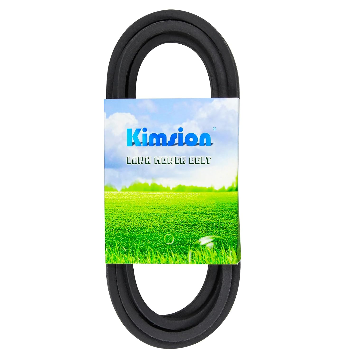 Kimsion GX21833 Deck Belt (1/2'' X 141'') for John Deere 48'' Deck Lawn Mower D140, D155, D160, E140, E150, E160, E170, S140, S170, Replacement John Deere 48 Inch Deck Belt GX20571 image number 1