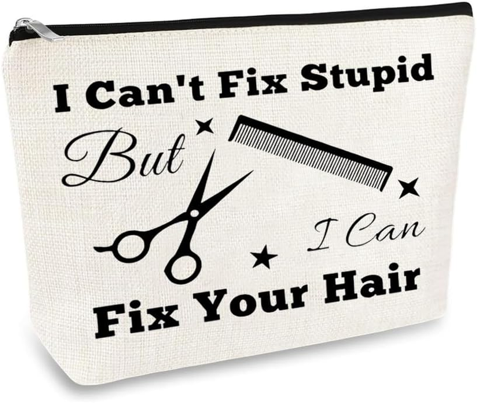 Hairdresser Bags Cosmetology Graduation Gift Women Barber Carrying Bag Hairdresser Gifts for Women Men Hair Stylist Gifts Hair Dresser Small Travel Makeup Cosmetic Bag