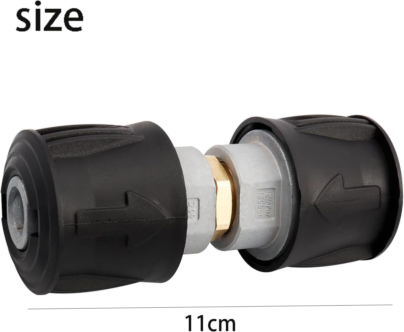 High Pressure Quick-Fitting Replacement for Gun and Power Washer, Quick Coupling Hoses Pressure Washer Hose Connector Adapter, M22 14Mm Female Fitting image number 2