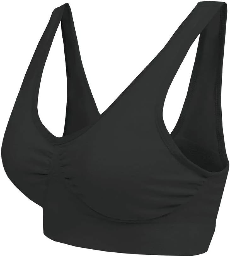 Blu Apparel Multipack Seamless Comfort Bras for Everyday Wear Non Padded No Underwire Maternity Sleep Bra image number 4
