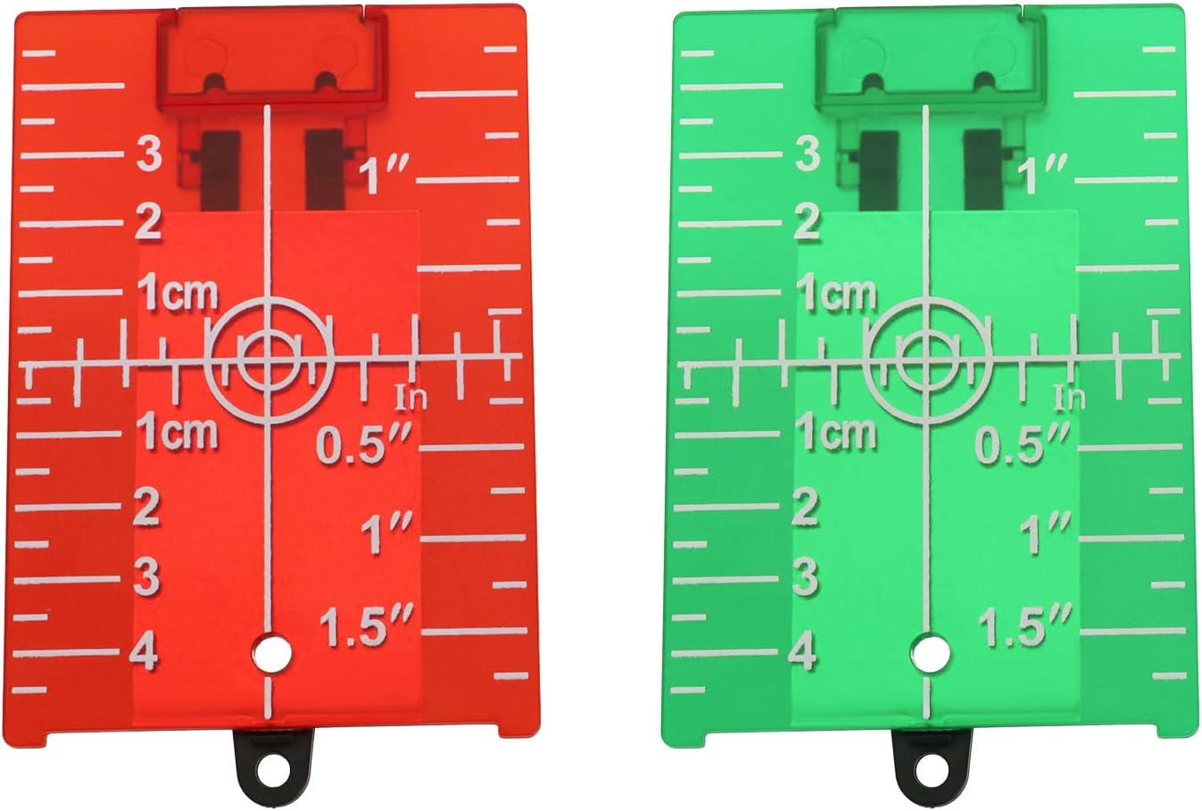 Create Idea 2Pcs Laser Level Reflector Target Board Bracket Reflector Target Board Reflection Target Plate for Alignment Laser Level Crosshair Laser Laser Measurement image number 3