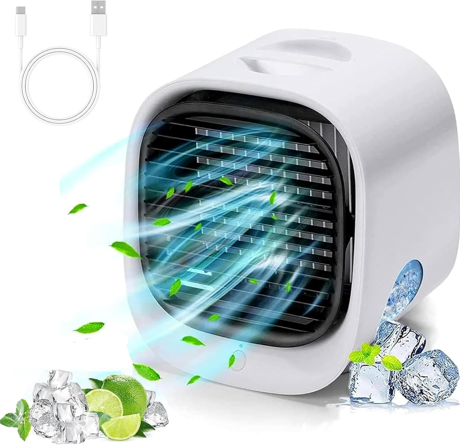 Annuoyi Portable Air Cooler | Multi-Speed Portable Fan | Quiet Cooling Technology | Ideal for Home Office & Travel Use image number 5