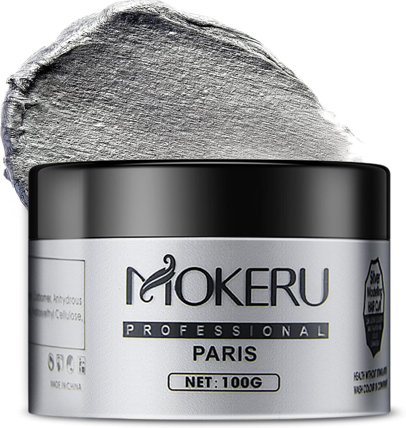 Men'S Hair Styling Clay，Strong Hold Styling Wax，Waterproof Base，Matte Texture，Perm Styling Agent for Men，Scented