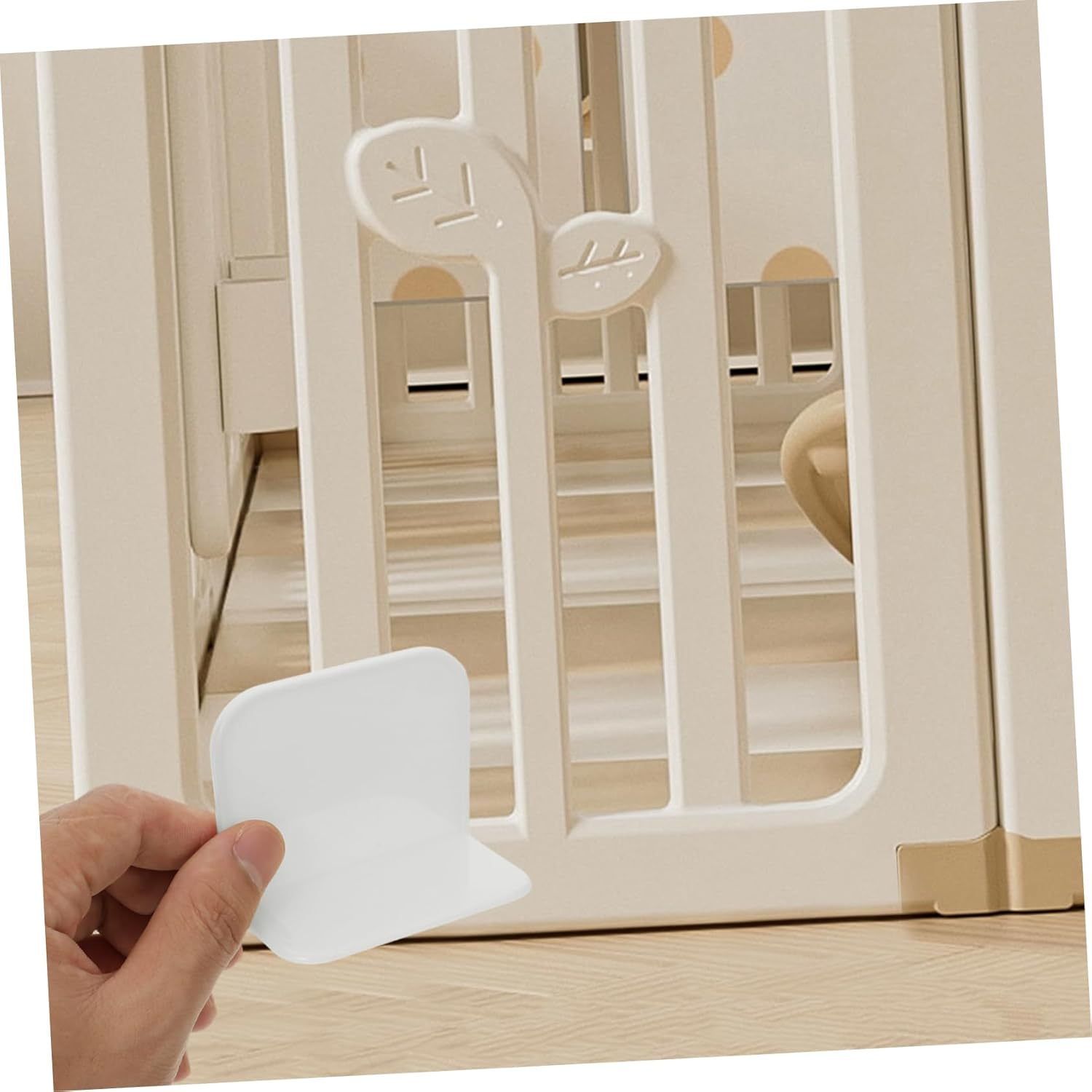 KOCKSHION 12 Pcs Playpen Stabilizer Playpen Accessories Replacement anti Slip Gate Support Feet Baby Safety Baffle for Child Safety