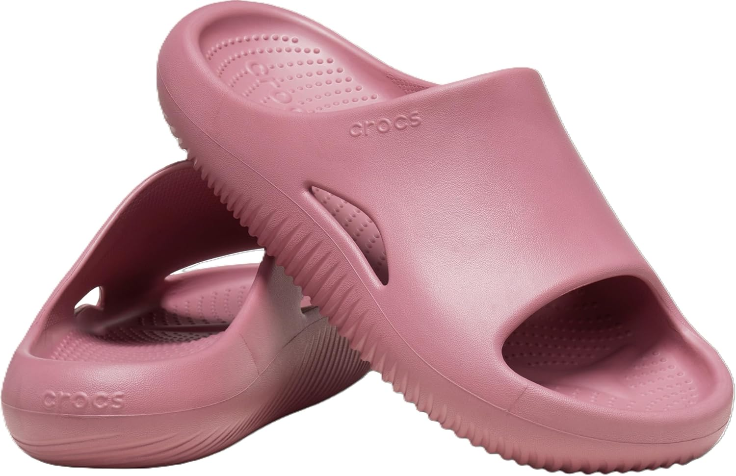Crocs Unisex-Adult Mellow Tide Recovery Slide Stucco, CASSIS, 7 UK Men/ 6 UK Women image number 5