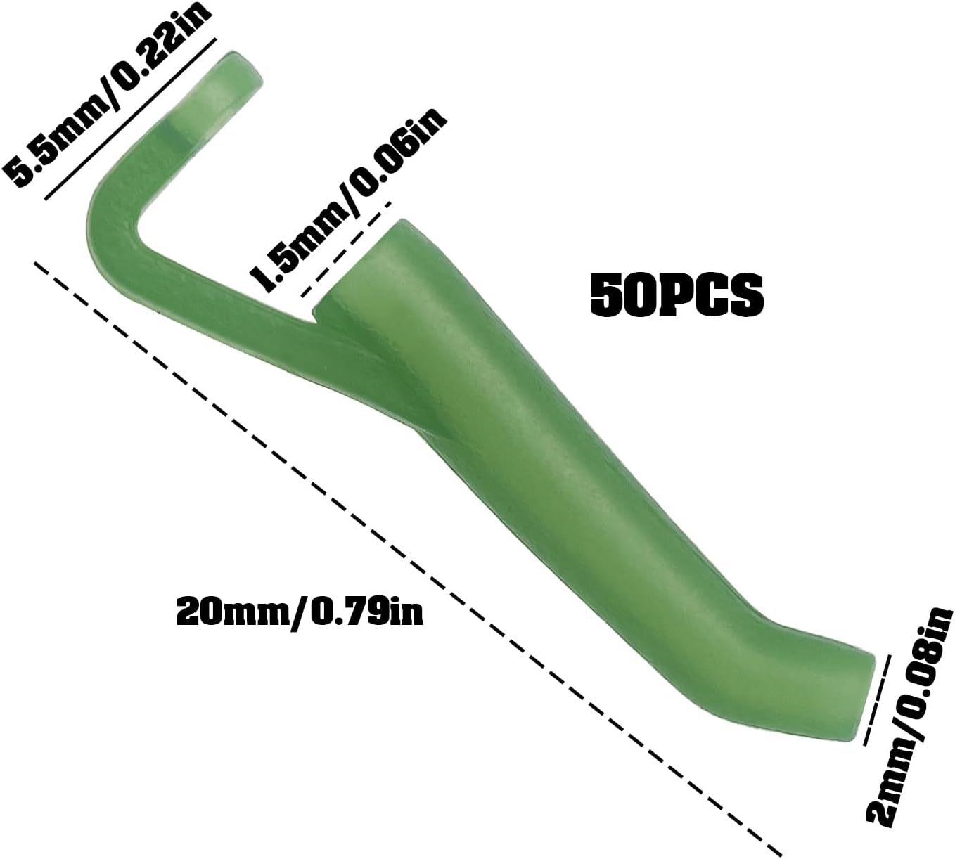 Create Idea 50Pcs Pop up Carp Fishing Tackle 20X5.5X2Mm for Carp Fishing image number 4