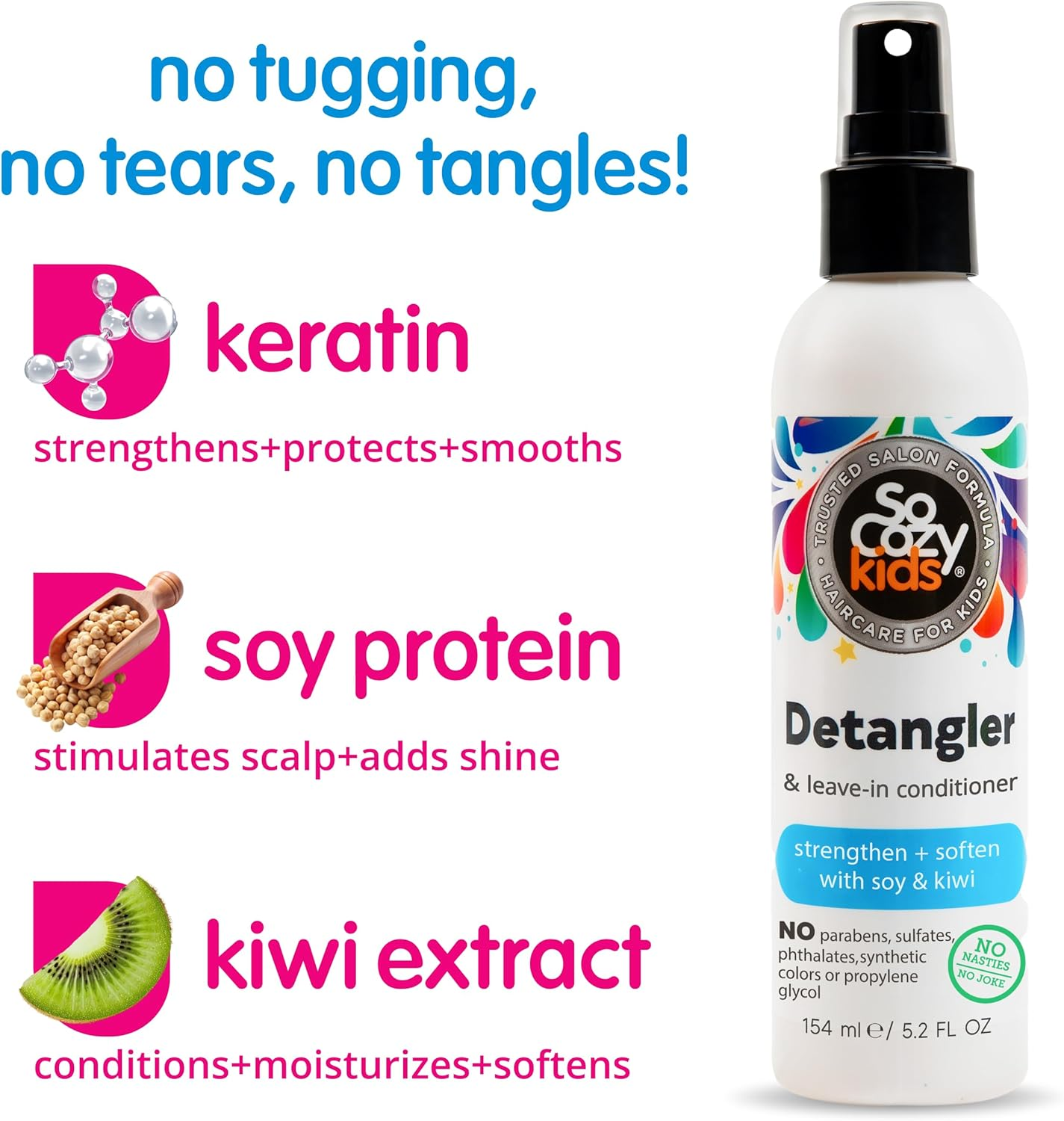 Socozy Detangler, 5.2 Fl Oz image number 4