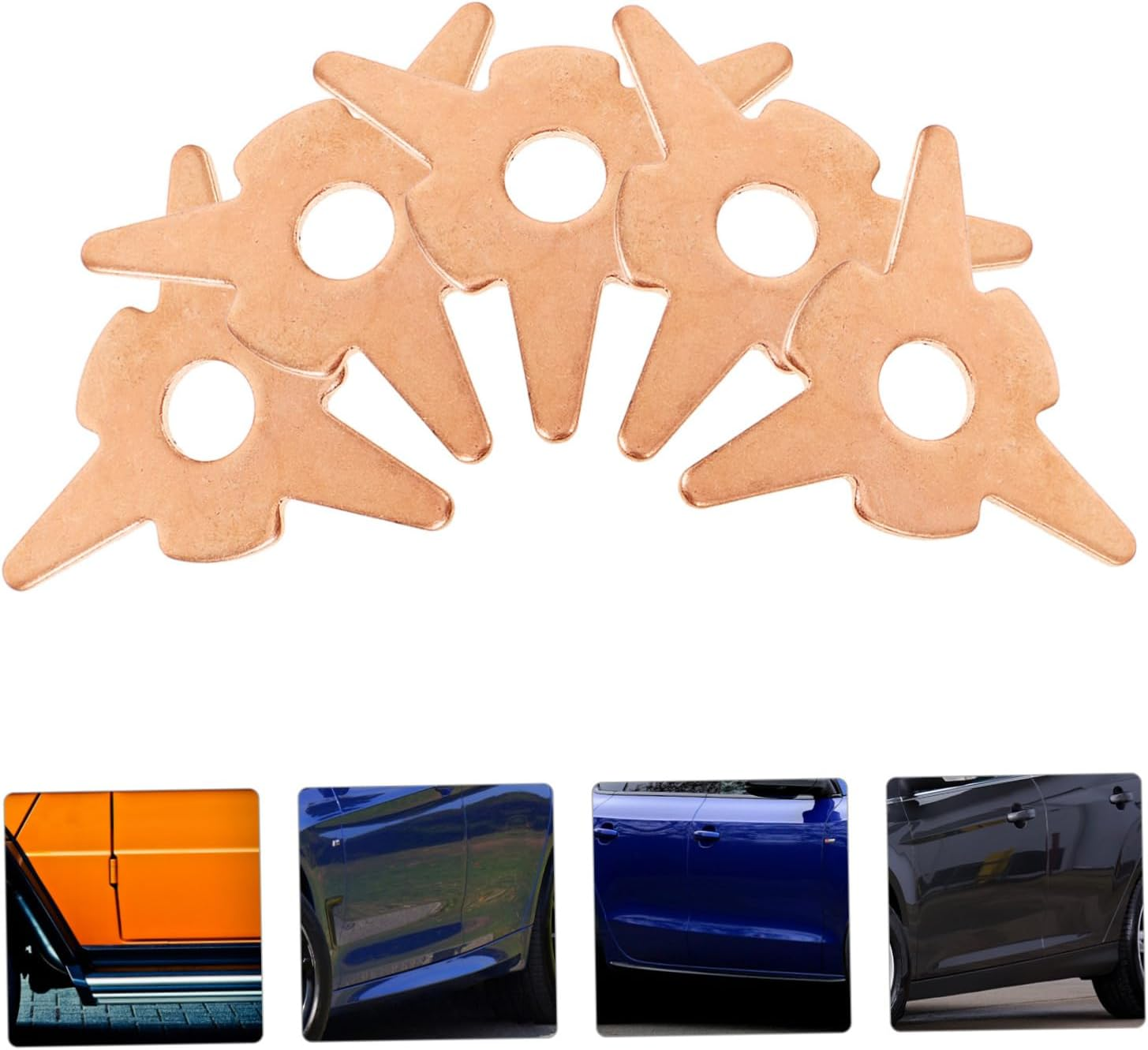 Anneome Dent Pulling Rings Washer 50Pcs Spot Welder Kit Autobody Panel Repair Tool for Car Body Dent Puller Equipment Accessories image number 4