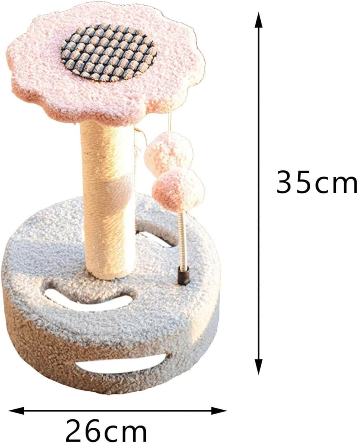 Cat Scratching Post Sisal Cat Tree Stable Cat Support Durable Protect Your Furniture Cat Tower save Space - A image number 1