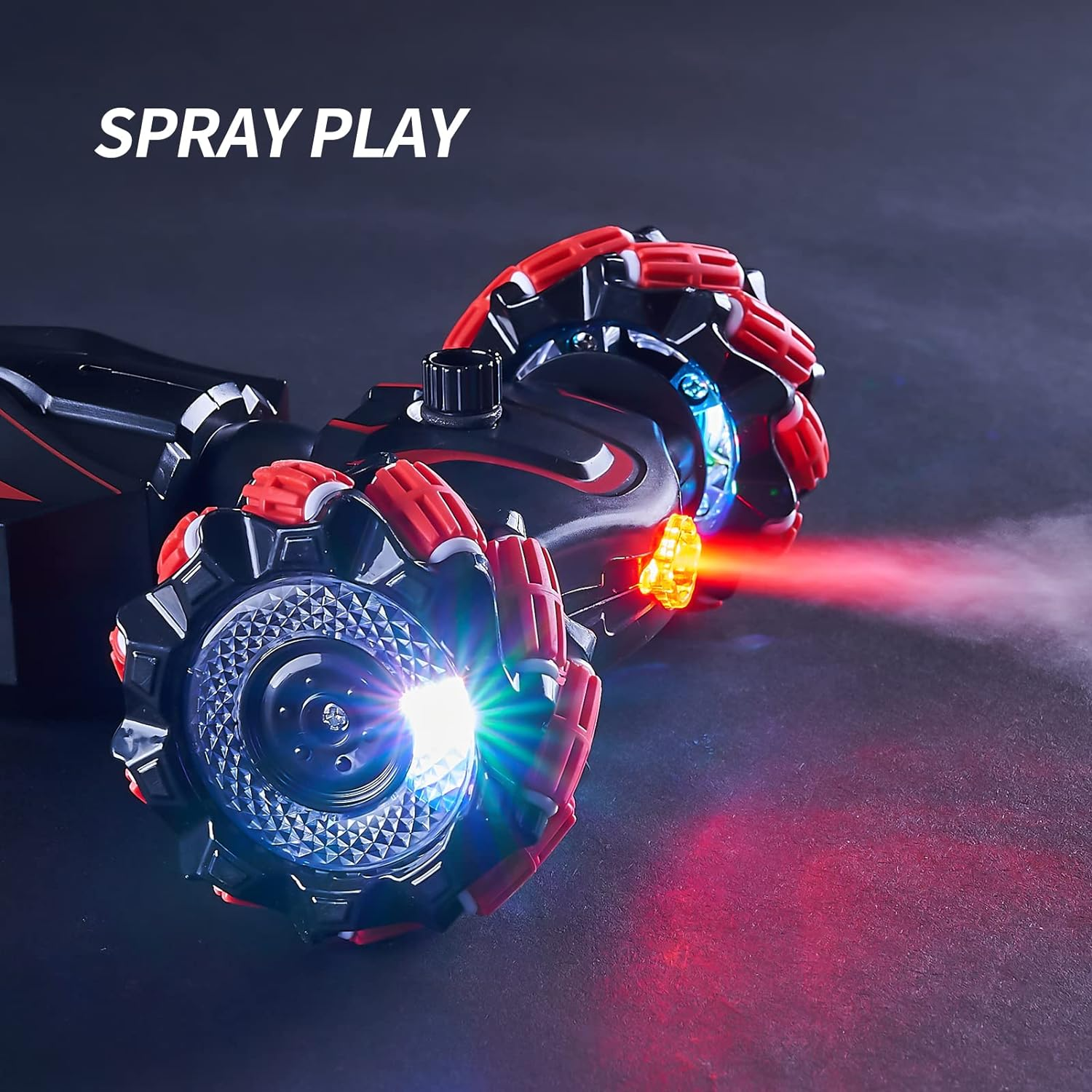 4WD Remote Control Gesture Sensor Car,Hand Controlled RC Stunt Car,Double-Sided Vehicle 360&deg; Rotation with Light and Music Spray, Watch Toy Cars for Boys & Girls Birthday - Green image number 5