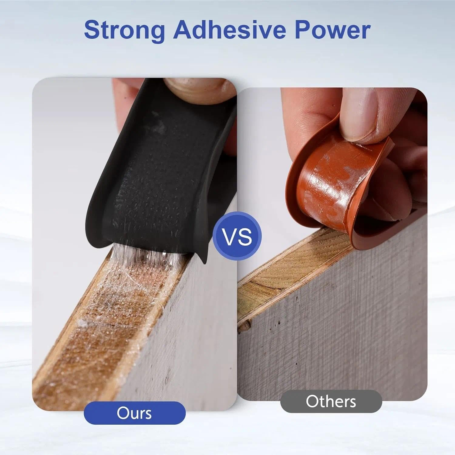 U-Shape Flexible Furniture Edge Banding,5Mx16Mm Black TPE Self Adhesive Edging Trim DIY Furniture Veneer Edging Tape Edge Strip Worktop Cabinets Table Shelves 16Mmx5M image number 1