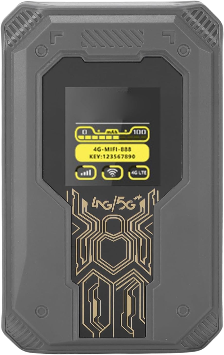 Jectse 4G Mobile Wifi Hotspot, Portable 4G Router Wireless 4G Mobile Router with Time Display, 4000Mah Battery for Travel Outdoor Business Trips Connects 8 Devices image number 6