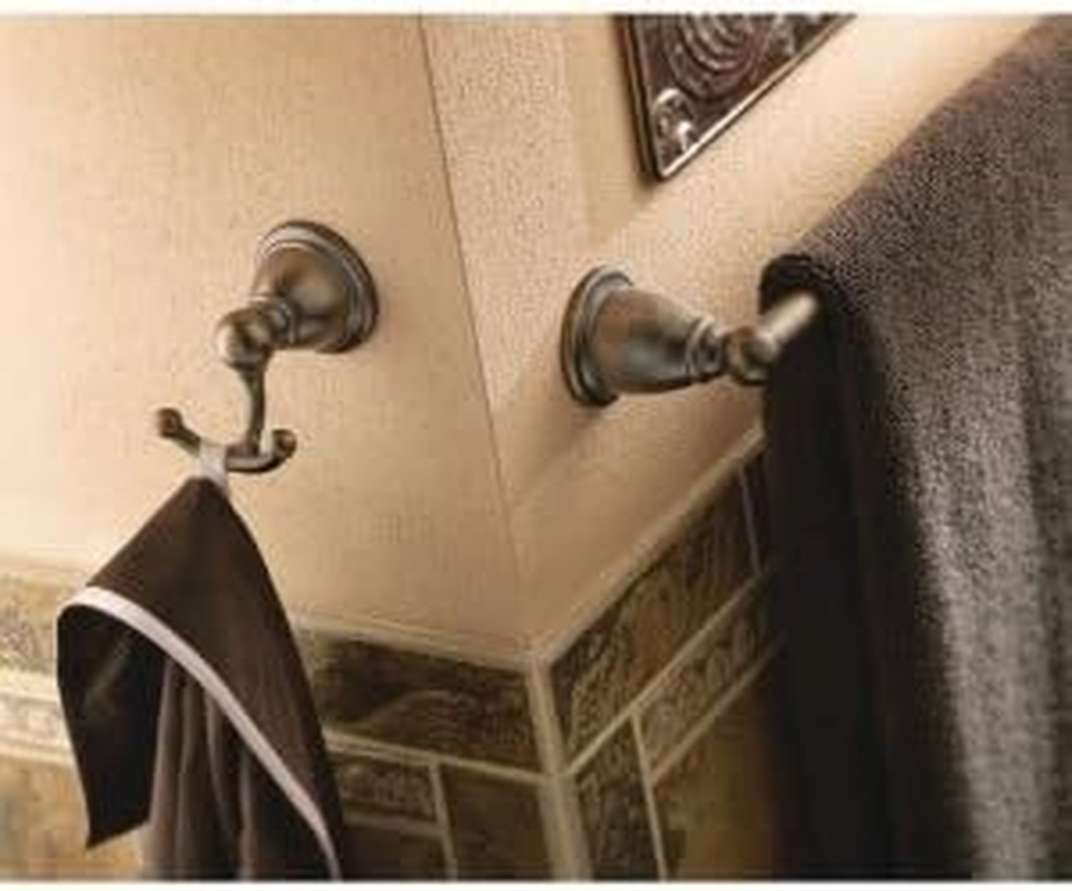 Moen YB2203CH Brantford Double Robe Metal Hook, Chrome