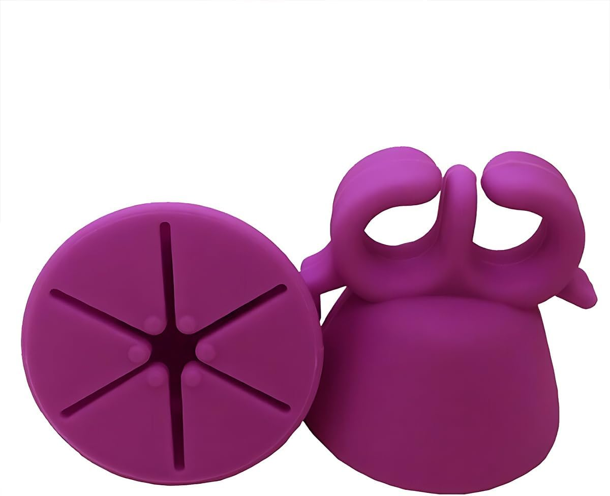 The Original Nail Polish Bottle Holder Ring Wearable Nail Varnish Holder AU - Blue image number 6