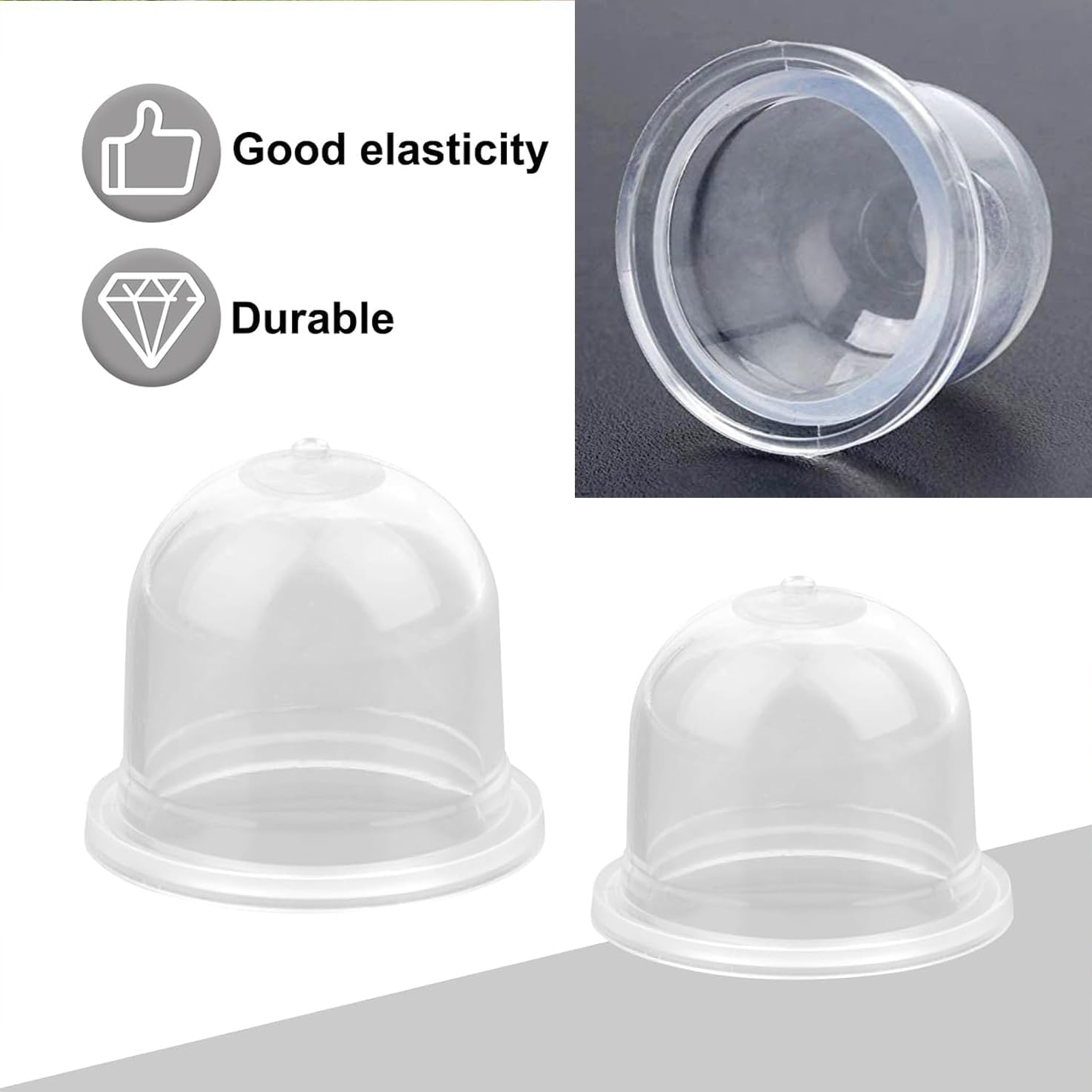 WADY Carburetor Primer Bulb Replacement, 20Pcs Carburetor Primer Bulbs Replacement for Primer Gas Fuel Bulb Pump Bulbs, Petrol Fuel Primer Bulb,Carburetor Primer Bulb Pump,Carburetor Oil Cup image number 6