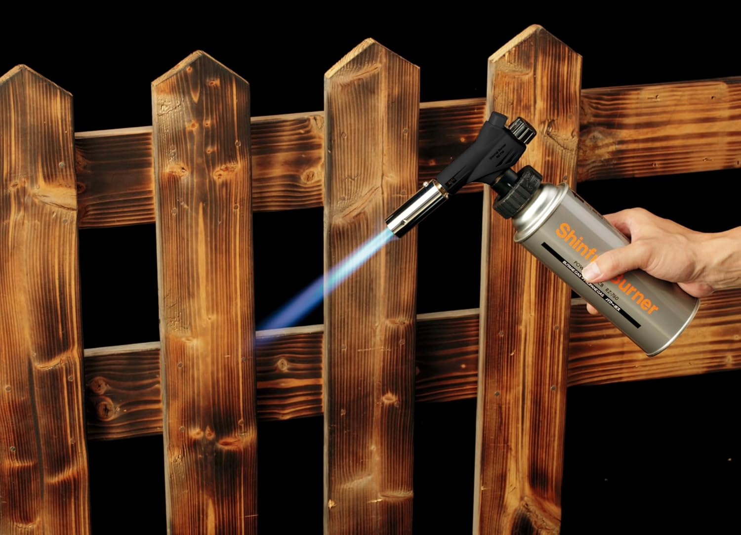 [Amazon.Co.Jp Limited] Shinfuji Burner RZ-A710SBK Power Torch Gas Burner for Broiling, Welding, Adjustable Heating Power, Fire Diameter: 0.9 Inches (22 Mm), Small, Black image number 3