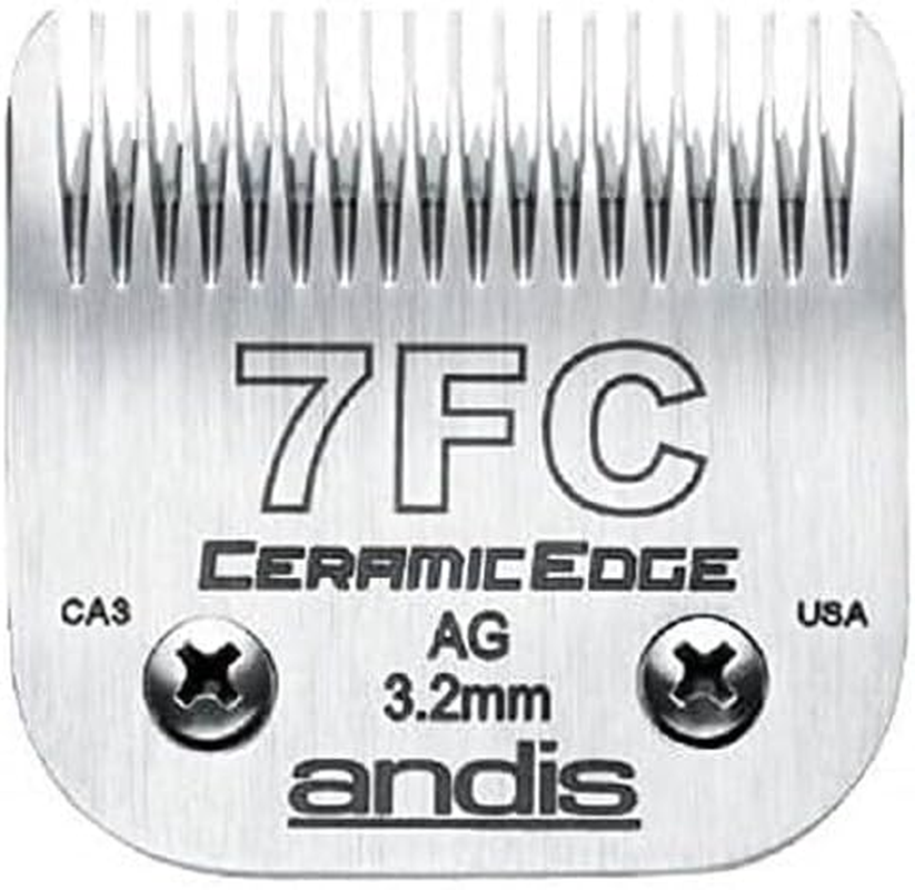 Stainless Steel Pro Quality Grooming Ceramic Edge Clipper Blades Choose Size !(# 7FC Finish Blade = 3.2Mm) image number 1