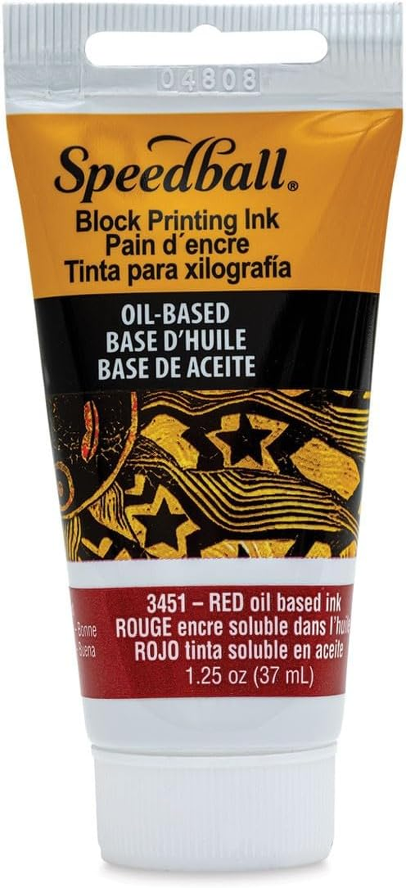 Speedball Oil Based Block Printing Ink 37 Ml, Black