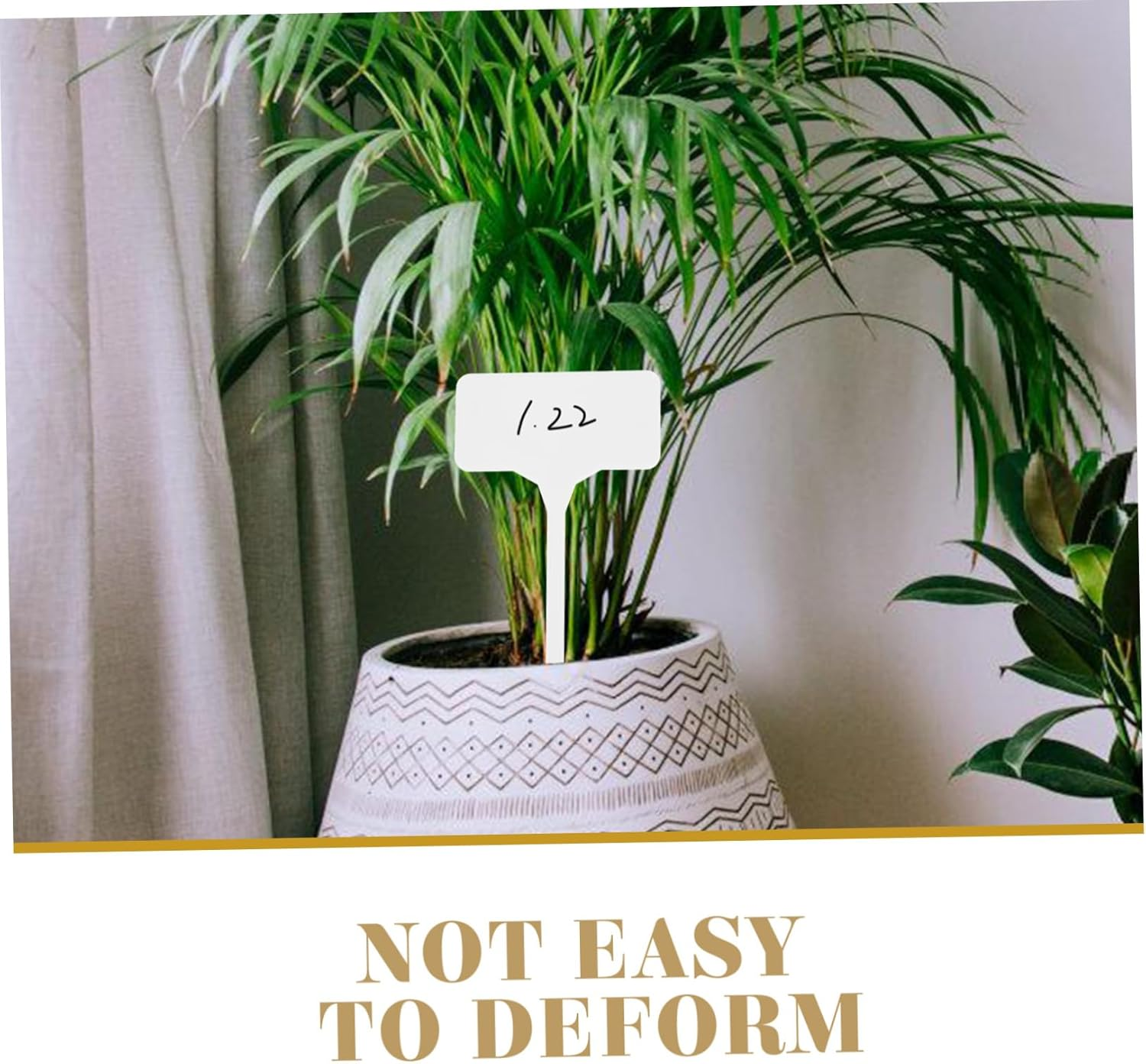 PHENOFICE 50Pcs Plant Labels Replaceable Garden Markers Safe Practical Plant Tags Compact Easy to Use Decorative Garden Supply image number 5