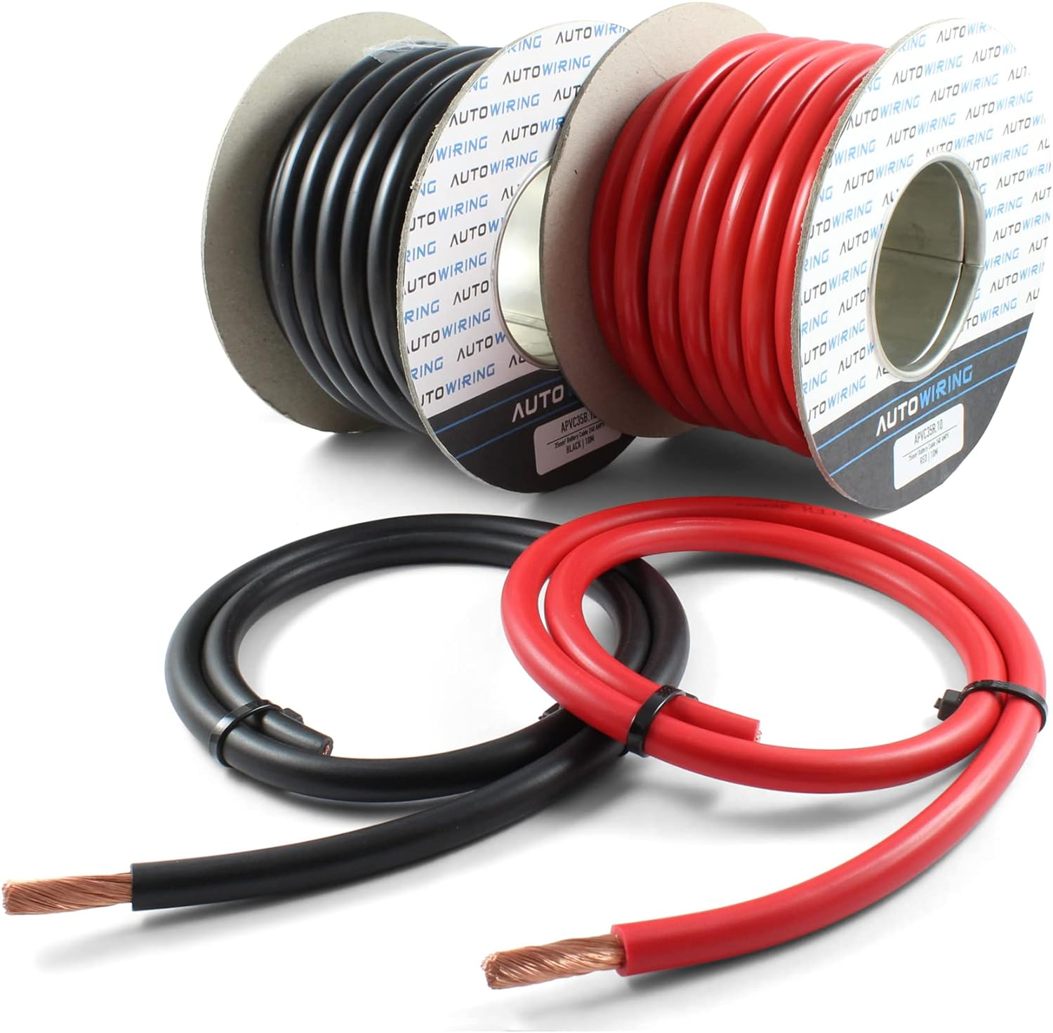 Automotive Hi-Flex 240 Amp 35Mm&sup2; 2 AWG Battery/Starter/Inverter/Welding PVC Cable Wire (Red, 2 Metre)