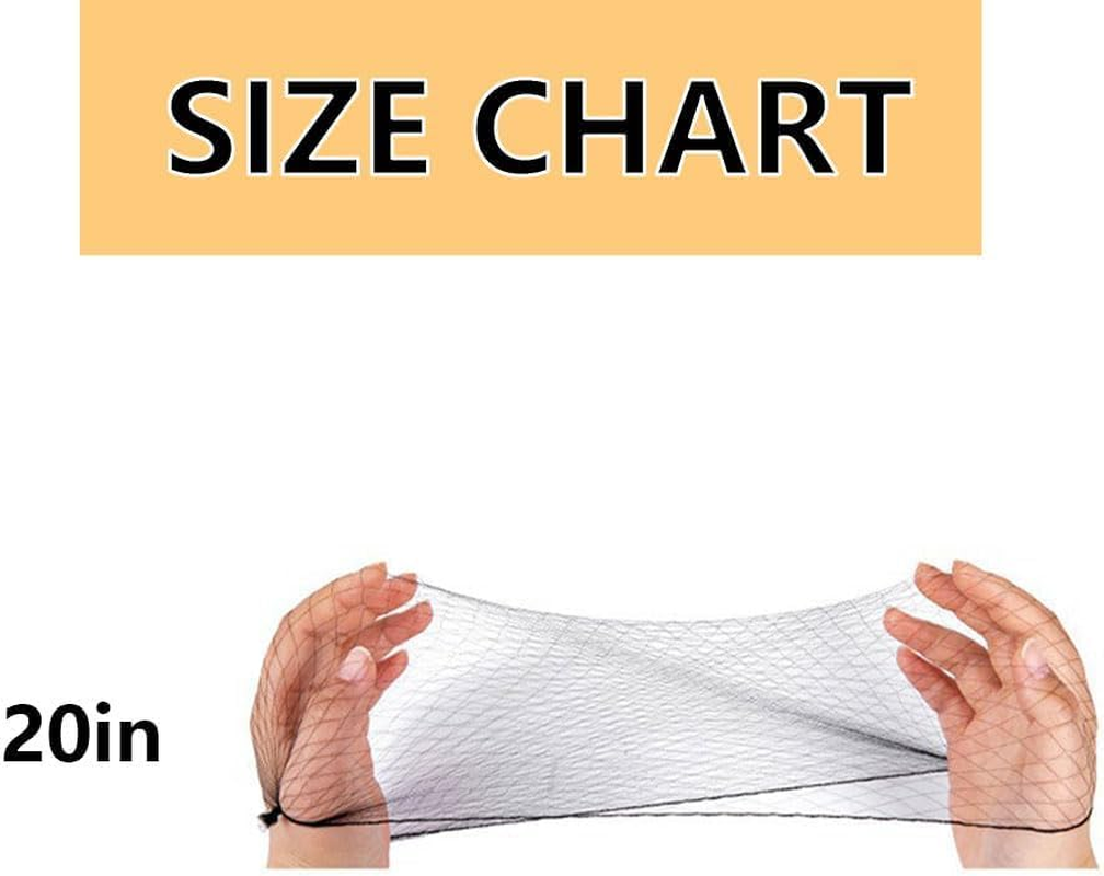 100 Pcs Hair Nets Invisible Elastic Edge Mesh Bun Hair Nets for Ballet Dance Black (100P) image number 1