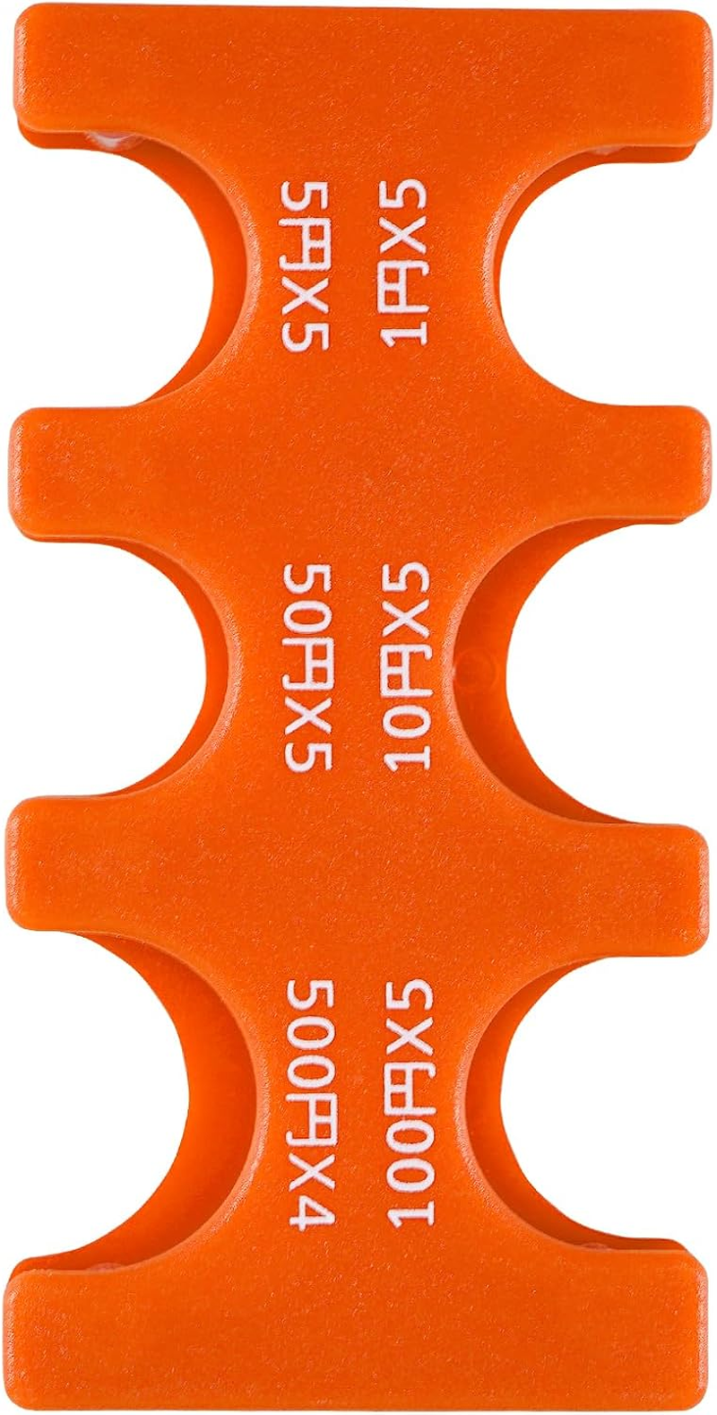 Japanese Yen Coin Holder Hard Case Organizer and Storage for Coins Rectangle JPY Coin Organiser and Dispenser, Plastic Coin Sorter Wallet image number 1