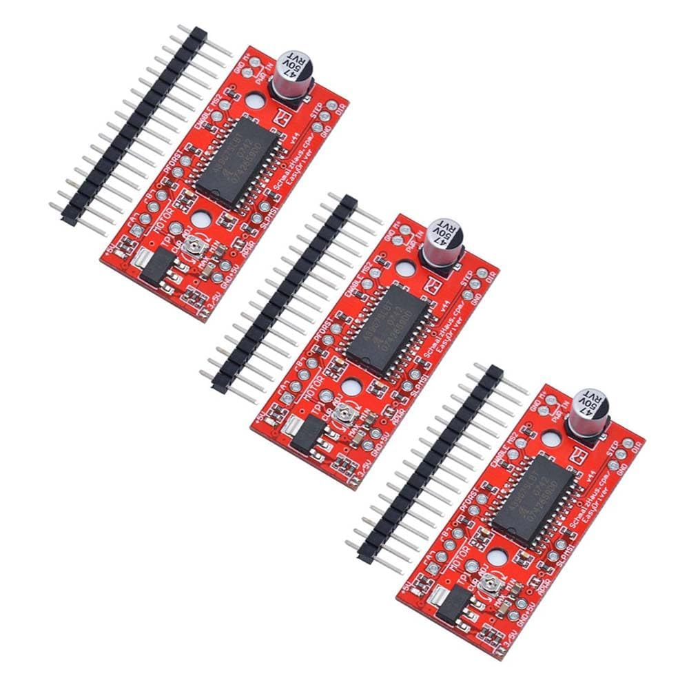 3Pcs Stepper Motor Driver A3967 with 2 Single Row Pin Strips