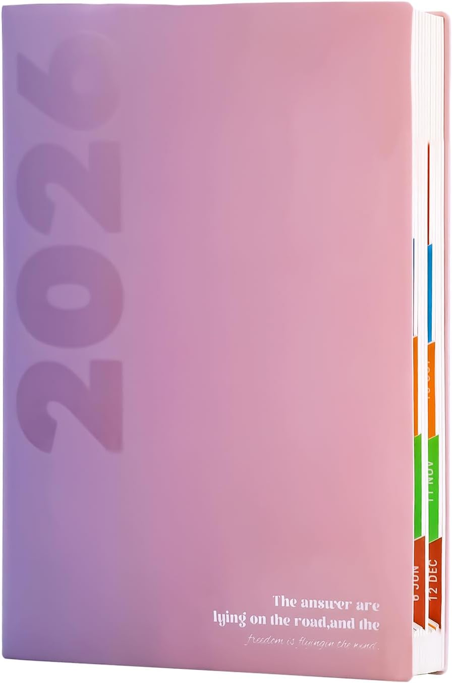 2026 Diary Journal Notebook A5 Weekly and Monthly Planner Scheduler Daily Planner Paper for Home Office School Diary Travel Gift Birthday 5.8" X 8.5"(Blue)