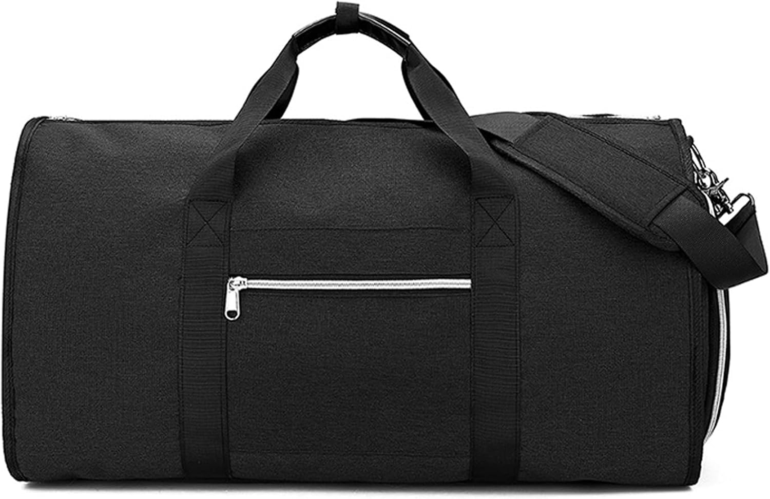 Garment Bag for Travel, Convertible Garment Duffel Bag with Shoes Compartment, 3 in 1 Waterproof Hanging Suitcase Suit Travel Bags Weekender Bag, Large Travel Duffel Bag for Men Women (Black)