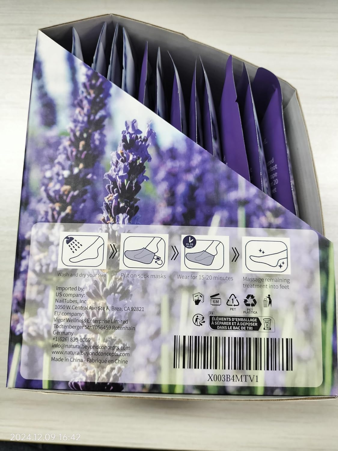 Nbc Beautilab Callus Remover, 25 Pieces Callus Remover with Pumice Stone Individually Wrapped Use with Pumice Stone for Faster Removal of Calluses - Lavender Fragrance image number 4