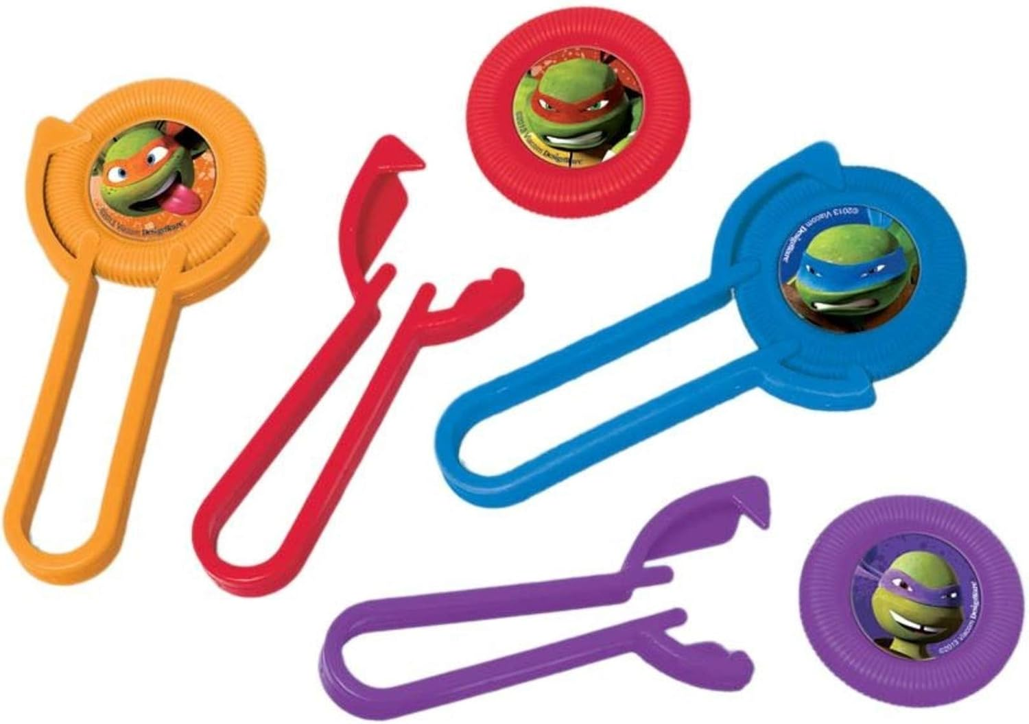 Amscan Teenage Mutant Ninja Turtles Disc Shooter Favor 12 Pieces