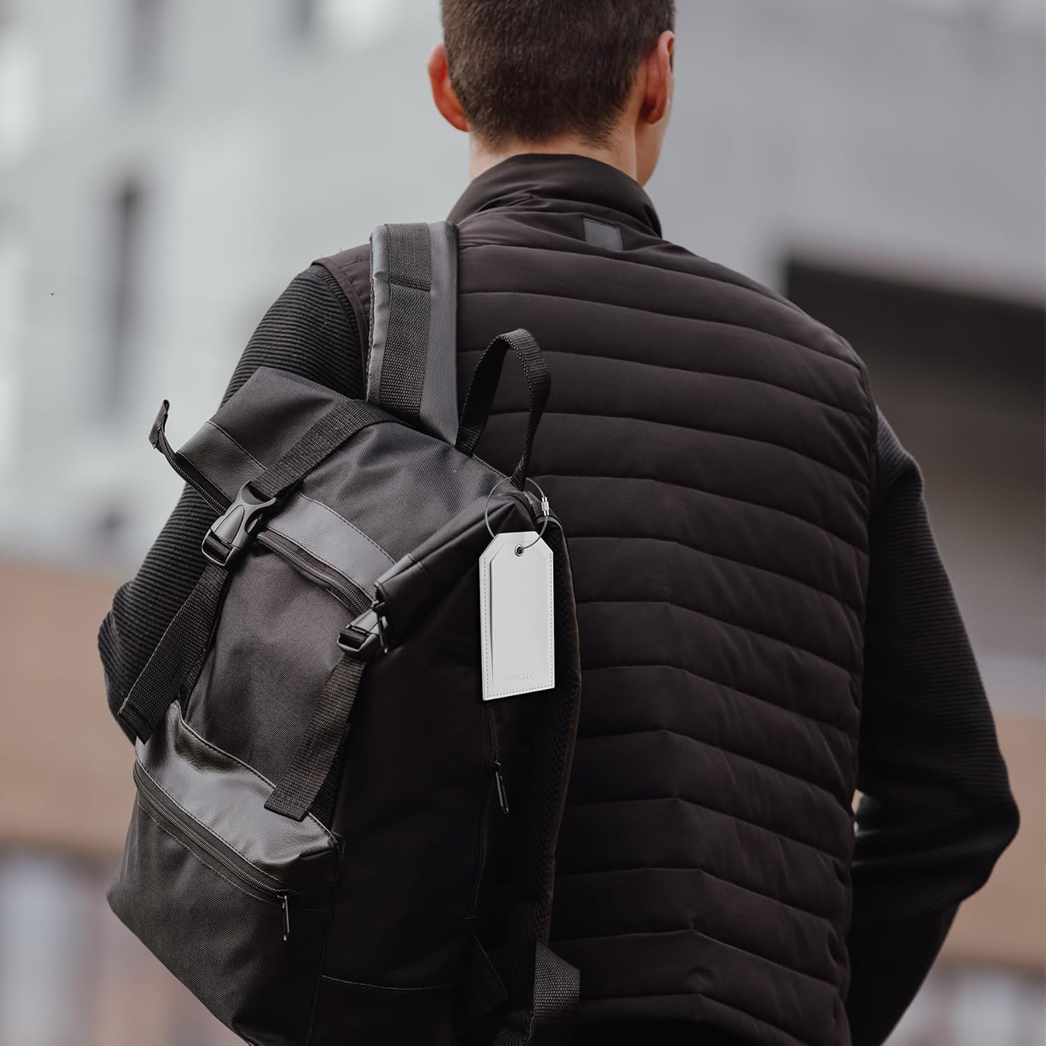 VULKIT Luggage Tags 2Pcs Travel Tags for Suitcase Backpacks Baggage, Travel Essentials & Cruise Accessories image number 1