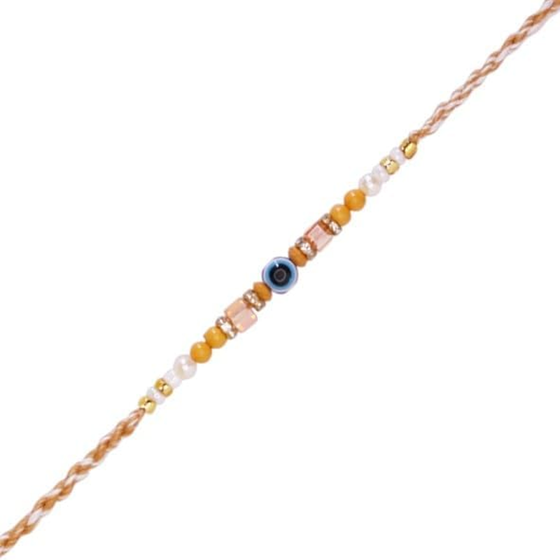 Rakhi for Brother and Bhabhi Rakhi for Brother Rakhi Set Rakhee for Brother Sister Bracelets Rakhi Gifts for Brother Designer Rakhi for Bhabhi Rakhi Set of 1 image number 1