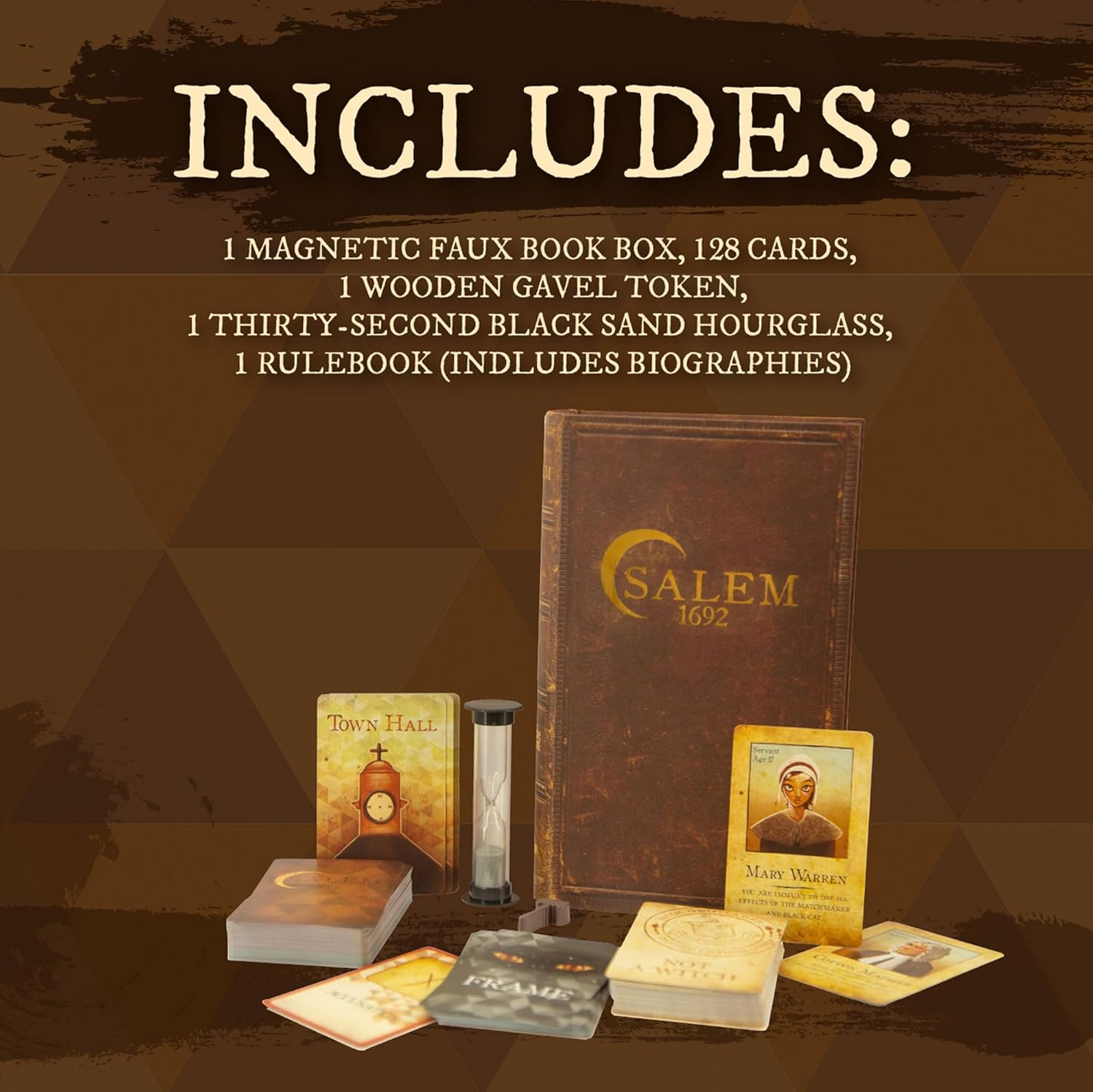 Facade Games Salem 1692 Cards and Board Game image number 3