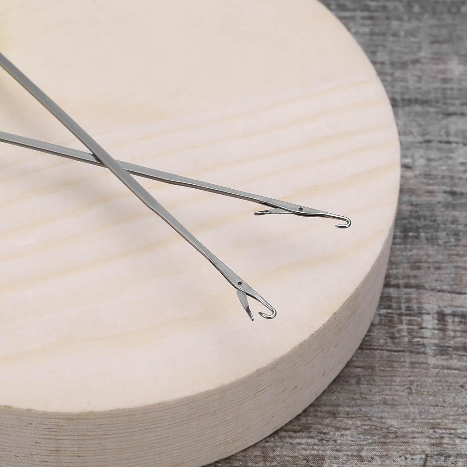 OTOTEC 5Pcs 9Cm Carp Fishing Baiting Needles Fishing Baiting Rigs Tool Carp Fishing Tackle Braided Needle for Bait Lures Bait Driller, Yellow image number 4